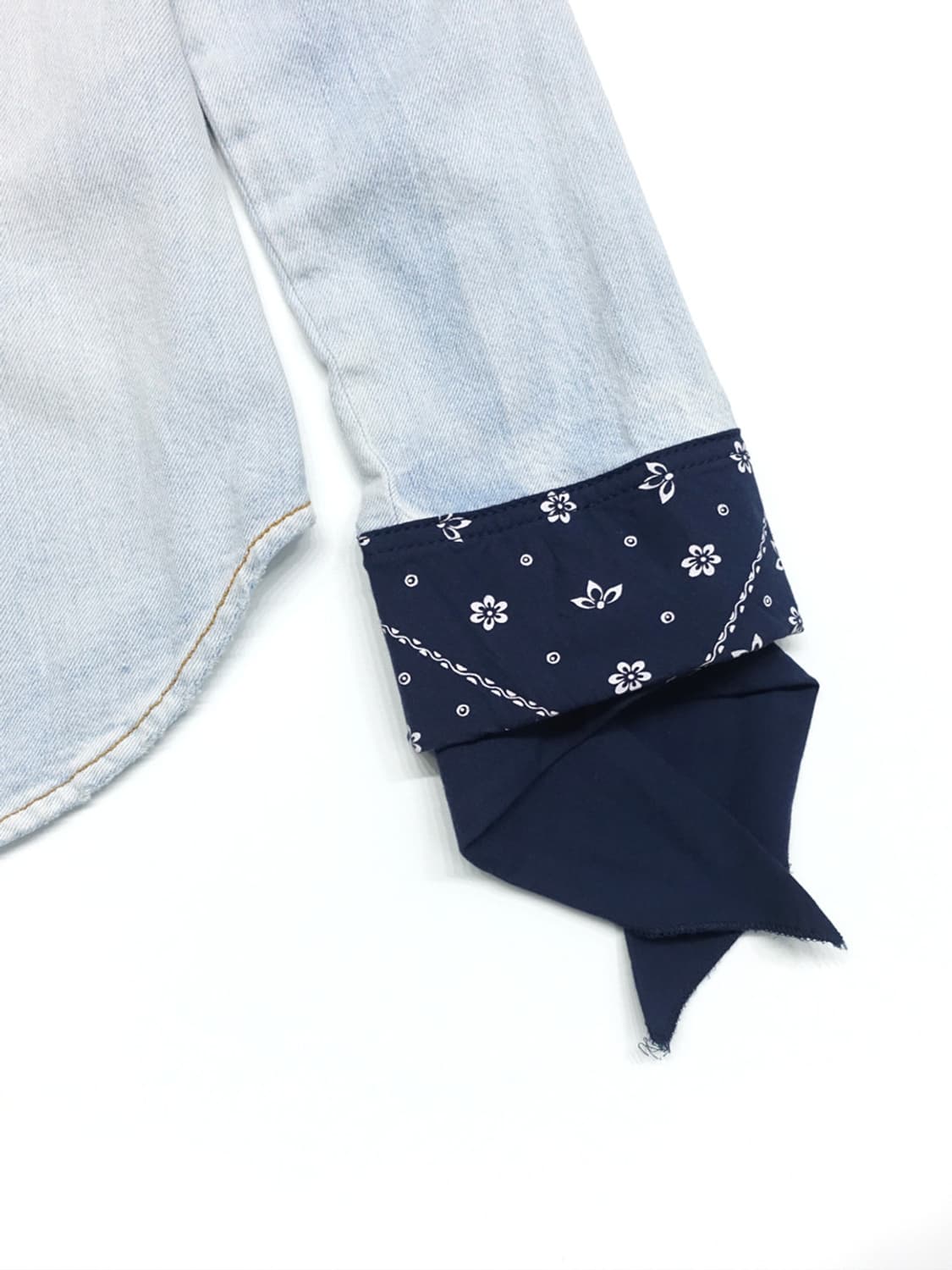 DIESEL Bandana denim shirt 상품이미지5