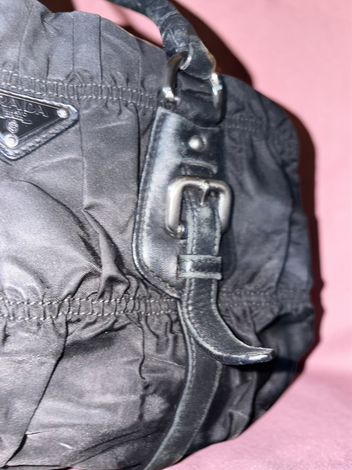 프라다 포코노 가죽 고프레 토트백 상품이미지5