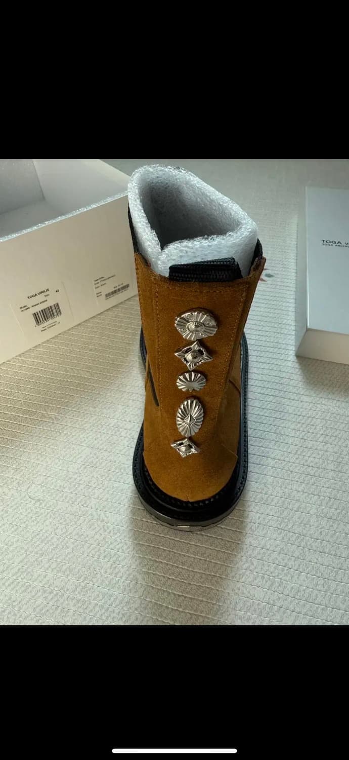 토가 비릴리스 / 스웨이드 브라운 첼시 부츠 / 42 상품이미지3