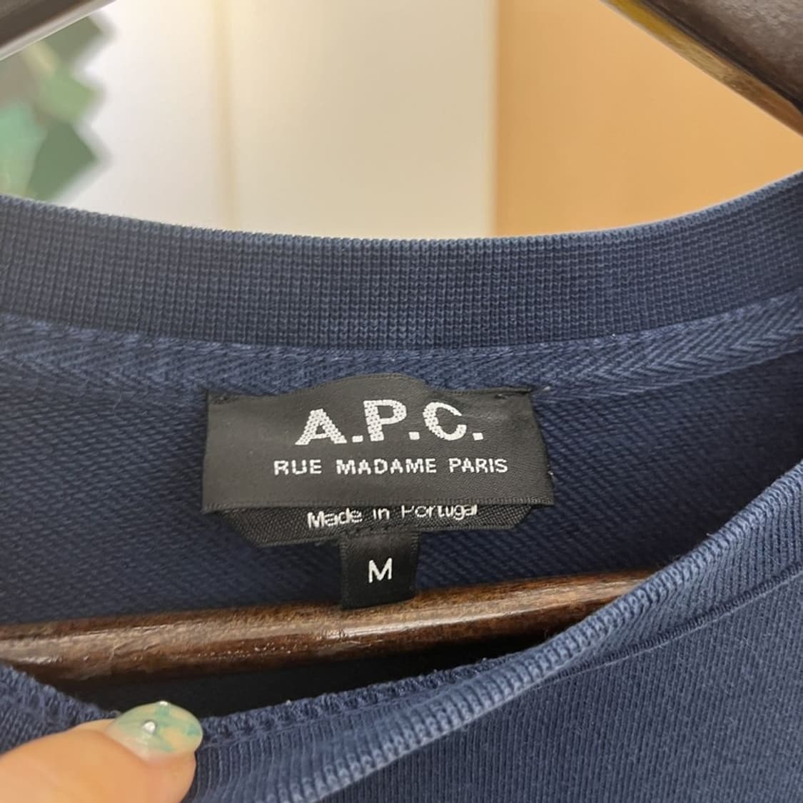 아페쎄 A.P.C 자수로고 스웻셔츠 맨투맨 85 C05396 상품이미지3