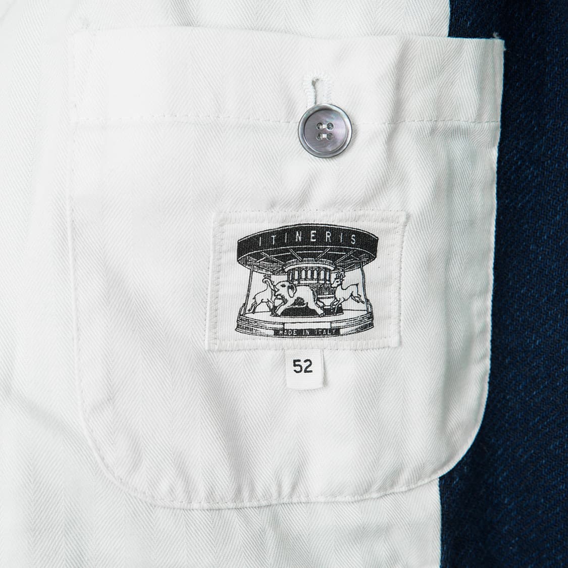 [107] ITINERIS 이티너리스 인디고다잉 블레이져  상품이미지7