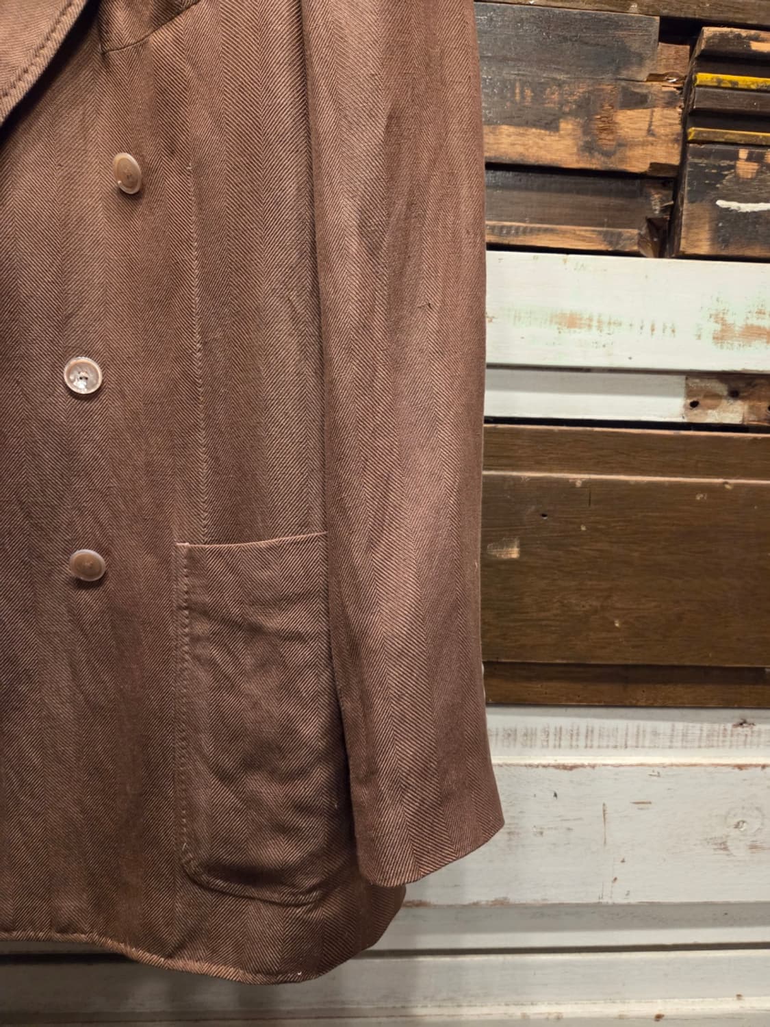 이탈리아 브랜드 HALSTON 더블브레스티드자켓  상품이미지8