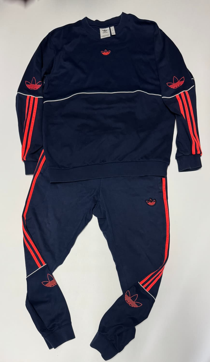 아디다스 트레포일 사이드 로고 트레이닝 셋업 맨투맨 바지 상품이미지1