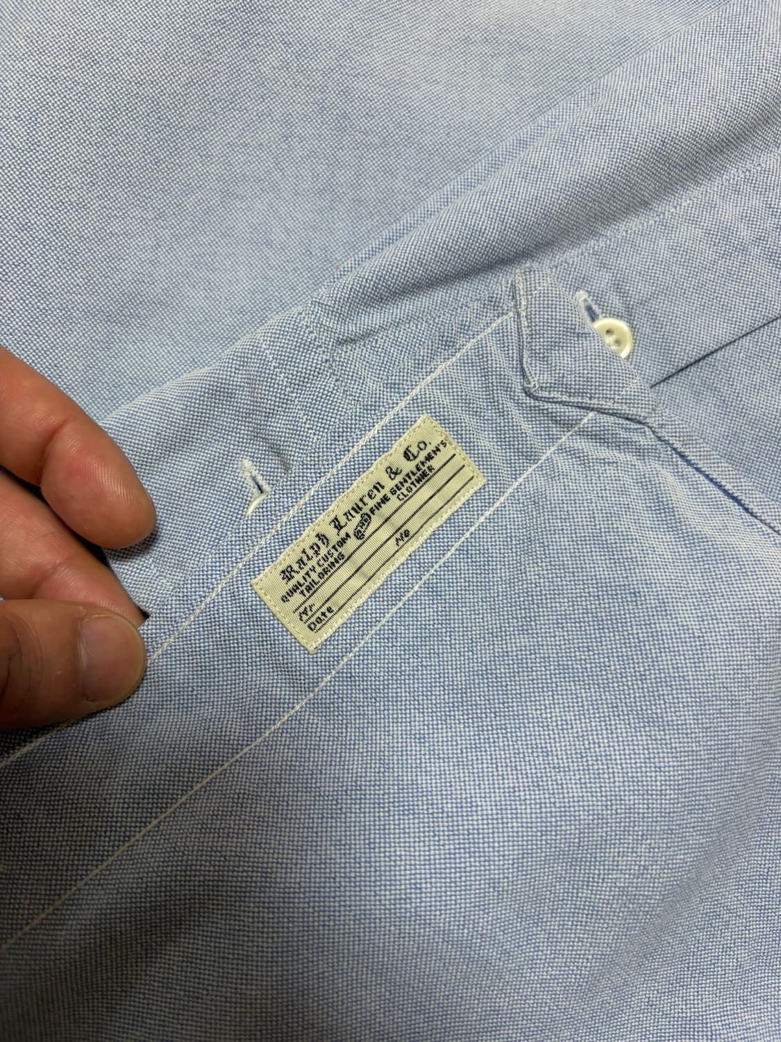 XL) 폴로 랄프로렌 체크 카라 옥스포드 셔츠 상품이미지5