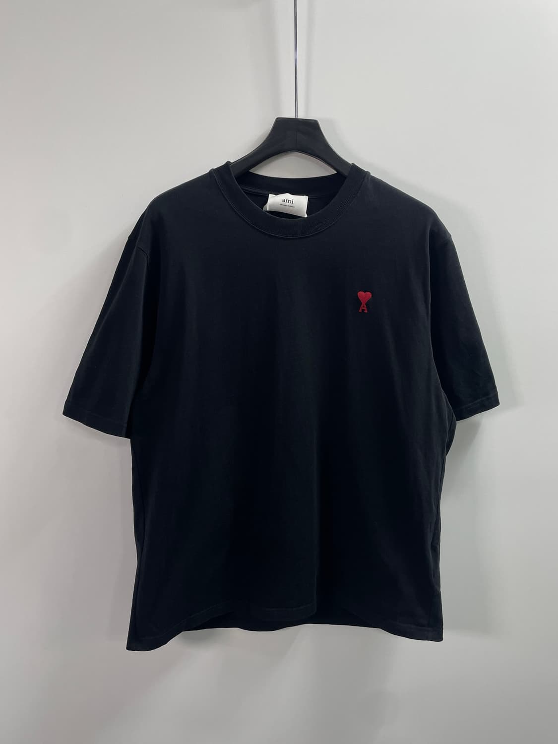 아미 인타르시아 스몰로고 반팔티 (on.508) 상품이미지1