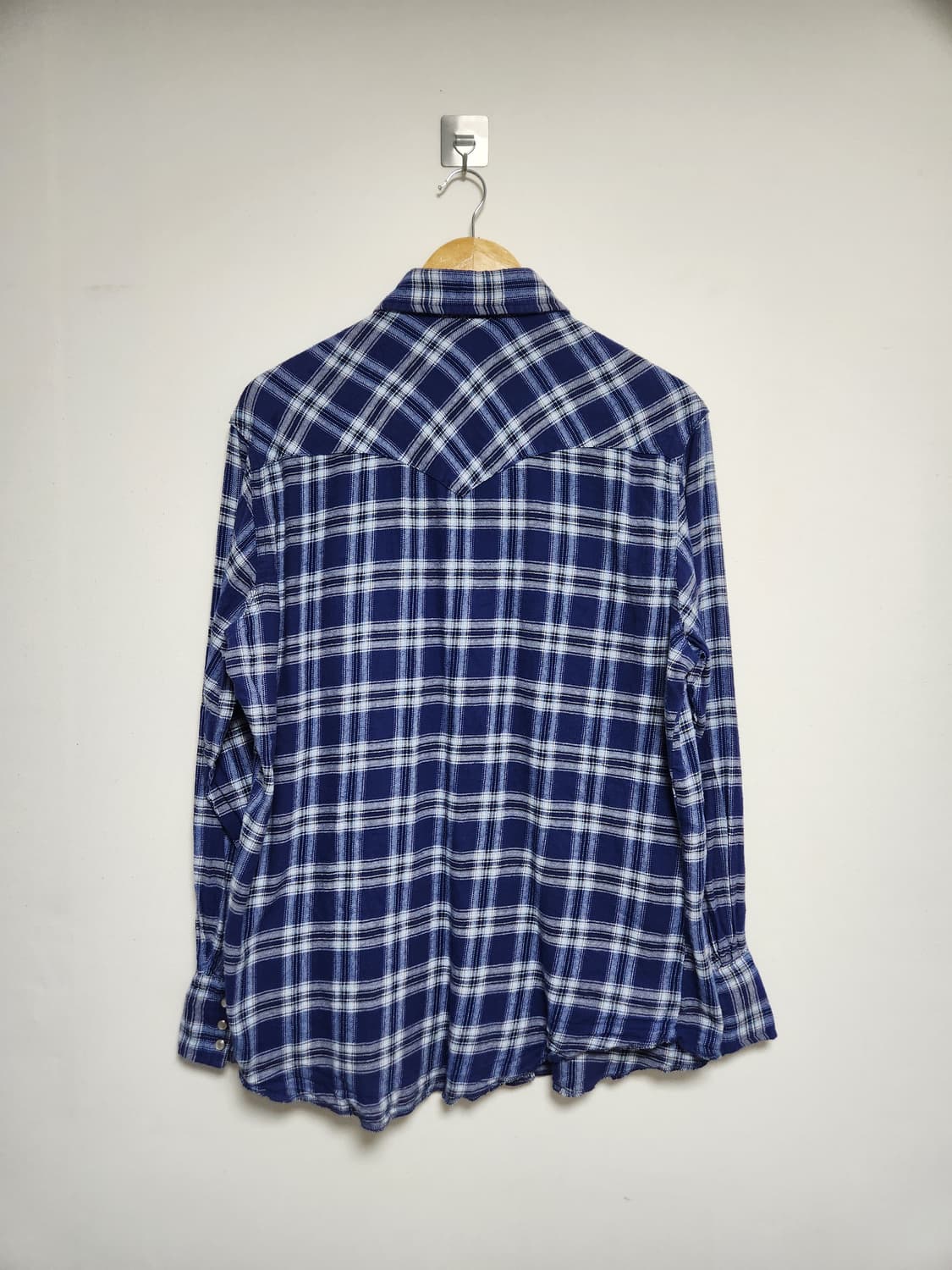 랭글러Wrangler 웨스턴 플란넬 셔츠 L - S144 상품이미지2