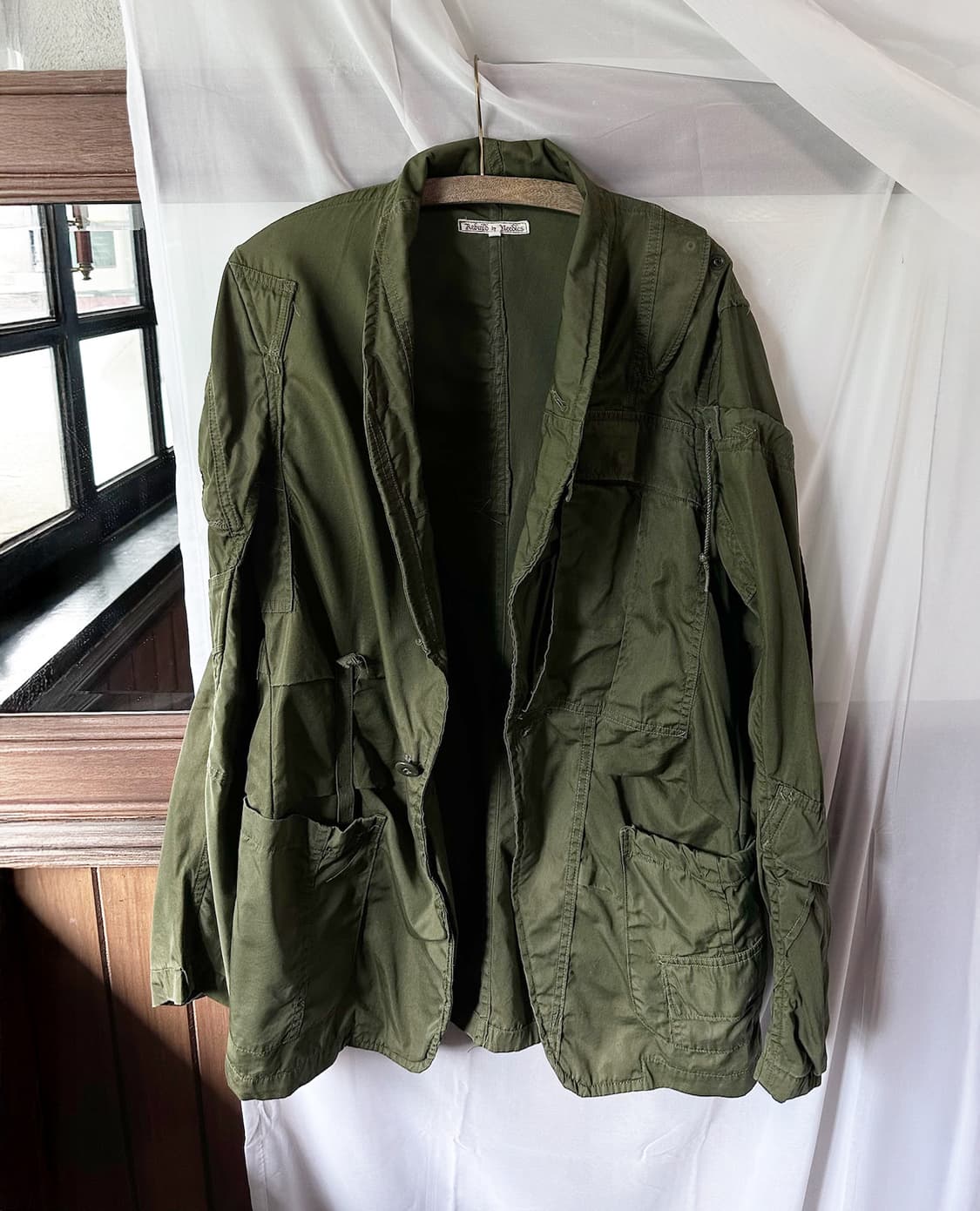 REBUILD BY NEEDLES bdu shawl collar jack 상품이미지8