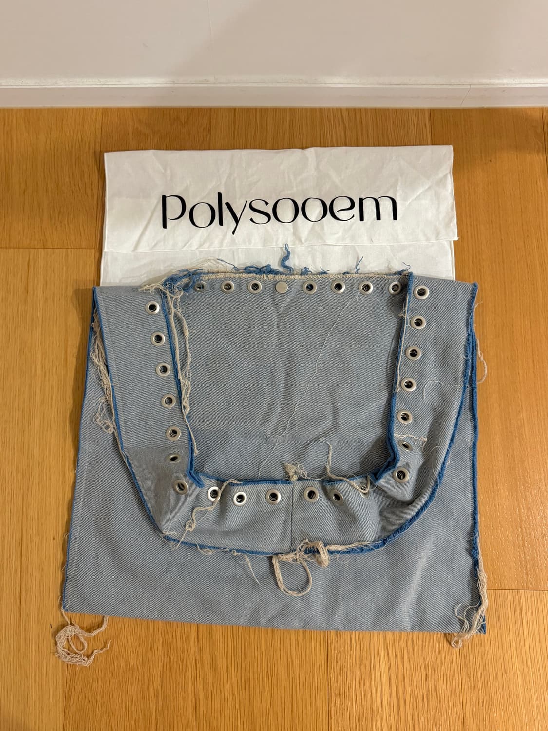 폴리수엠 데님 백 상품이미지5