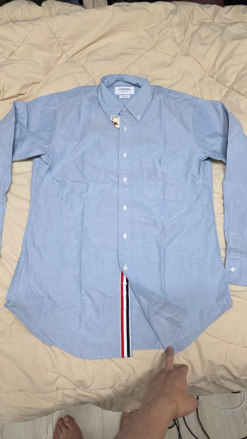 톰브라운 히든 삼선 옥스포드셔츠 4사이즈 상품이미지4
