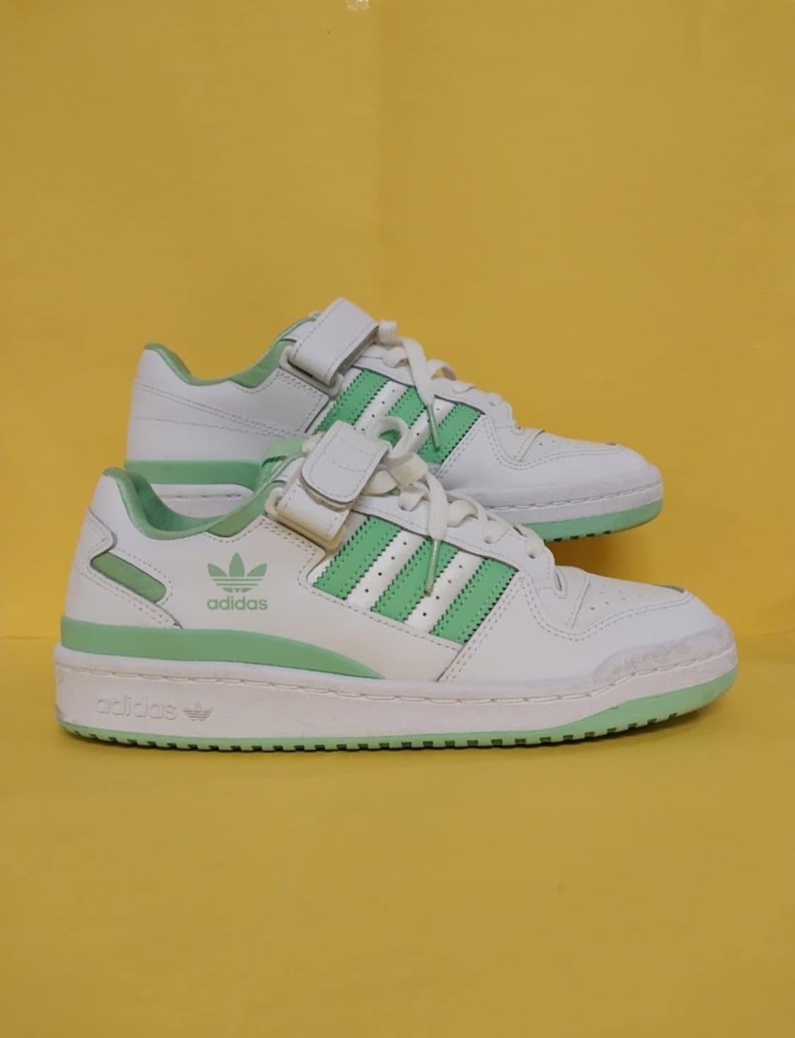 여성 아디다스 포럼 로우 클라우드 화이트 글로리 민트 운동화 (245) 상품이미지3