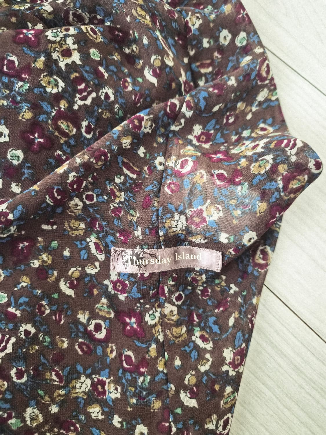 [Thursday Island] 감성 가득 빈티지 플라워 민소매 원피스 상품이미지6