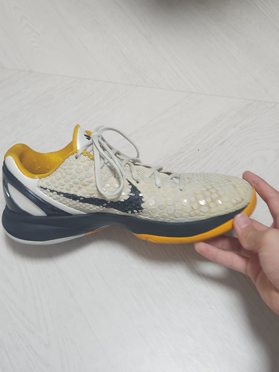 나이키 프로트로 코비6 화이트델 상품이미지6