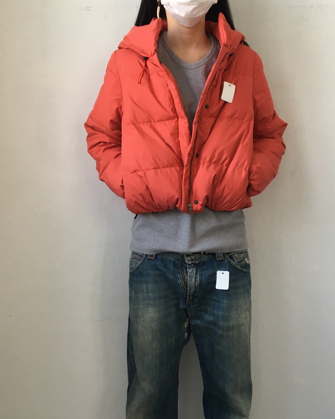 Padded high neck jacket 상품이미지7