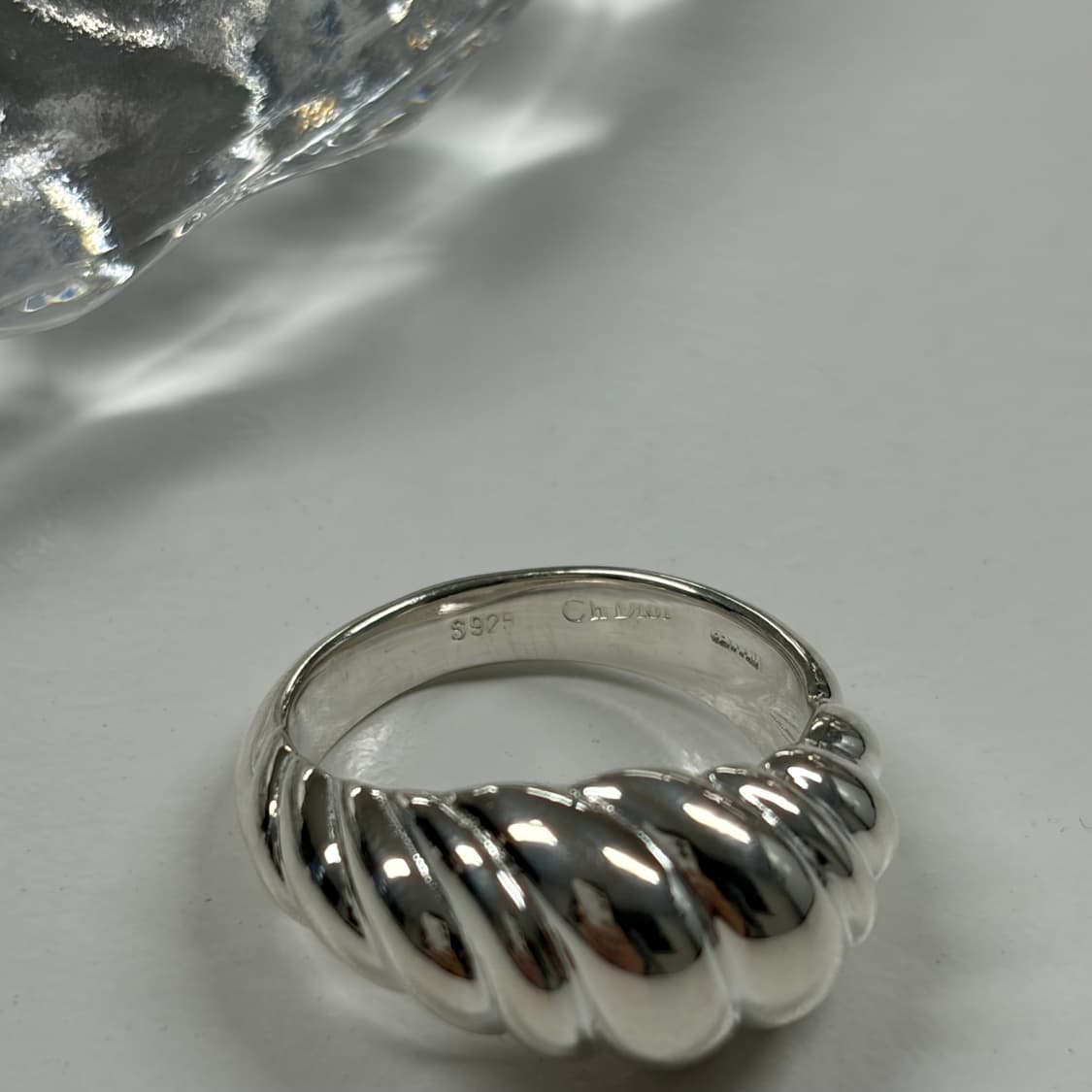 디올 실버 웨이브 링 상품이미지8