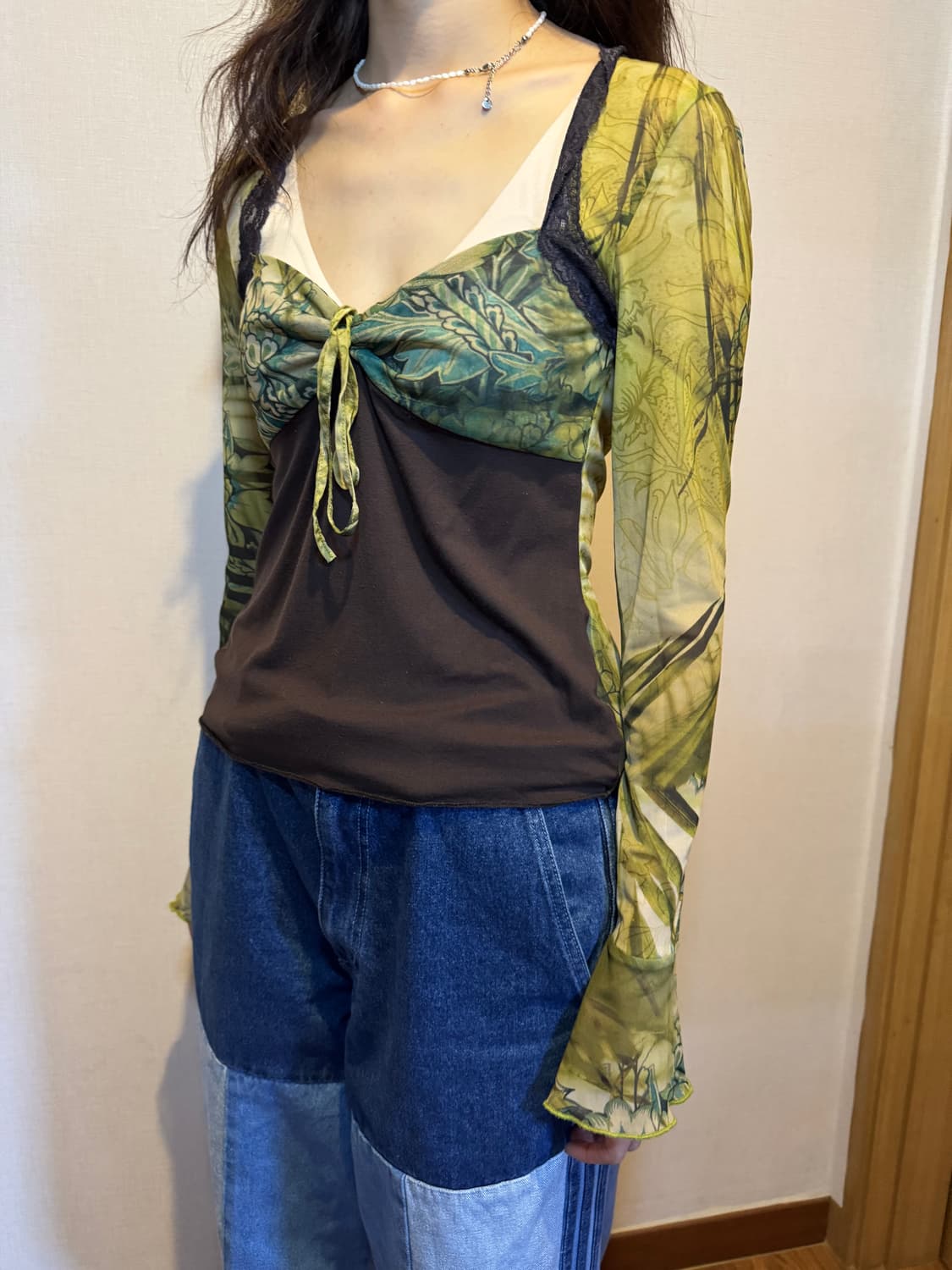 Jaded London 시스루 티셔츠 상품이미지3