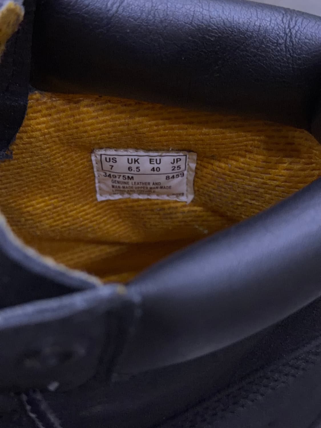 팀버랜드 워커 부츠 34975M 블랙 슈즈 250 상품이미지9