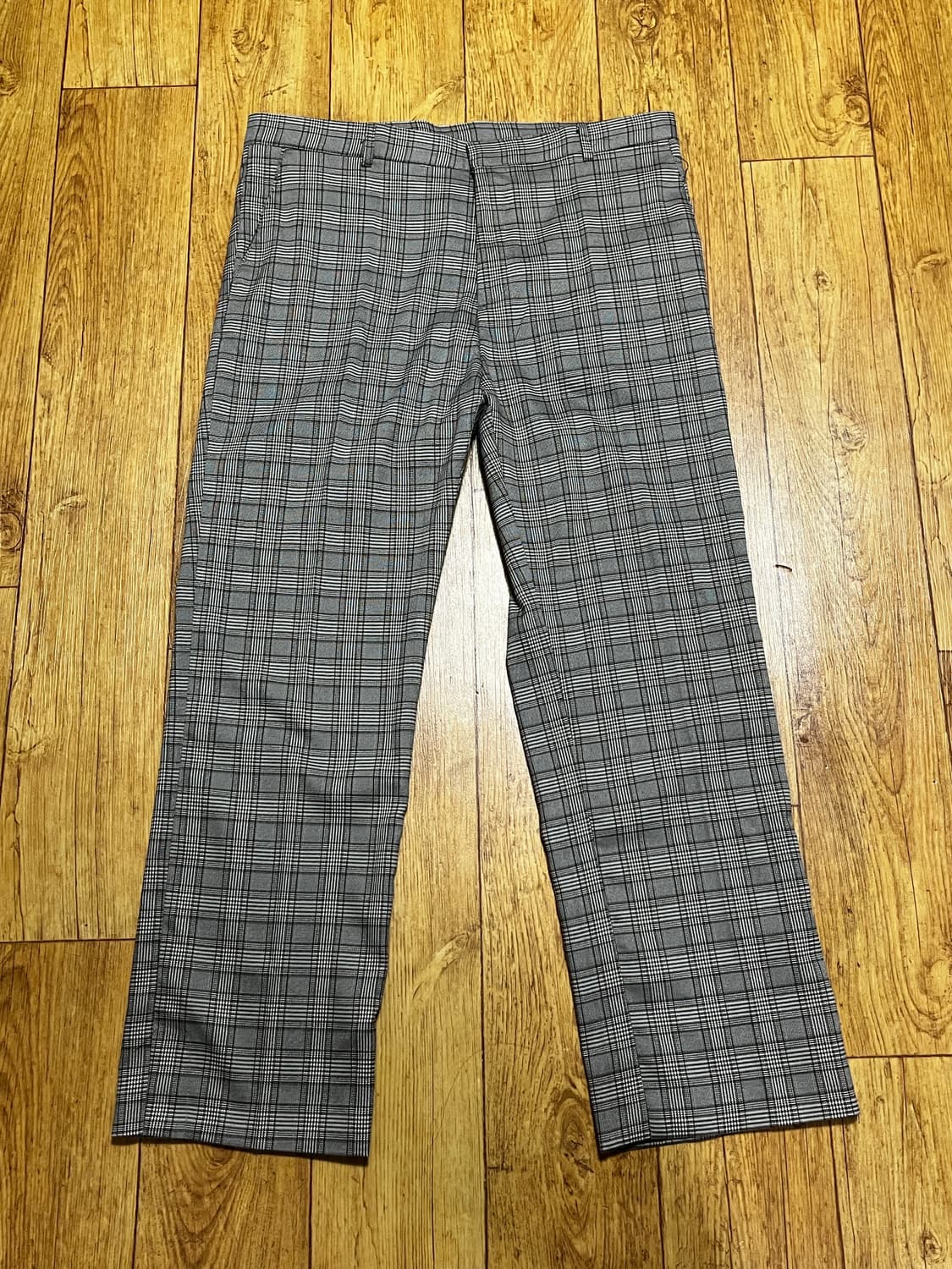 ESN 체크패턴 트라우저 슬랙스 XL 브라운 상품이미지4