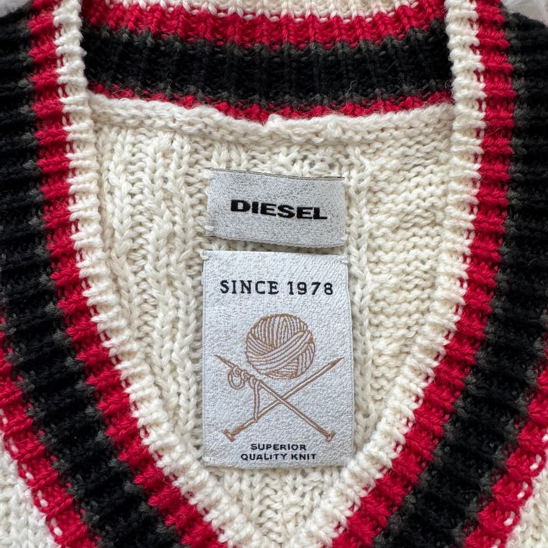 DIESEL 일본빈티지 니트 디젤 빈티지니트 디젤니트 m 44 상품이미지4