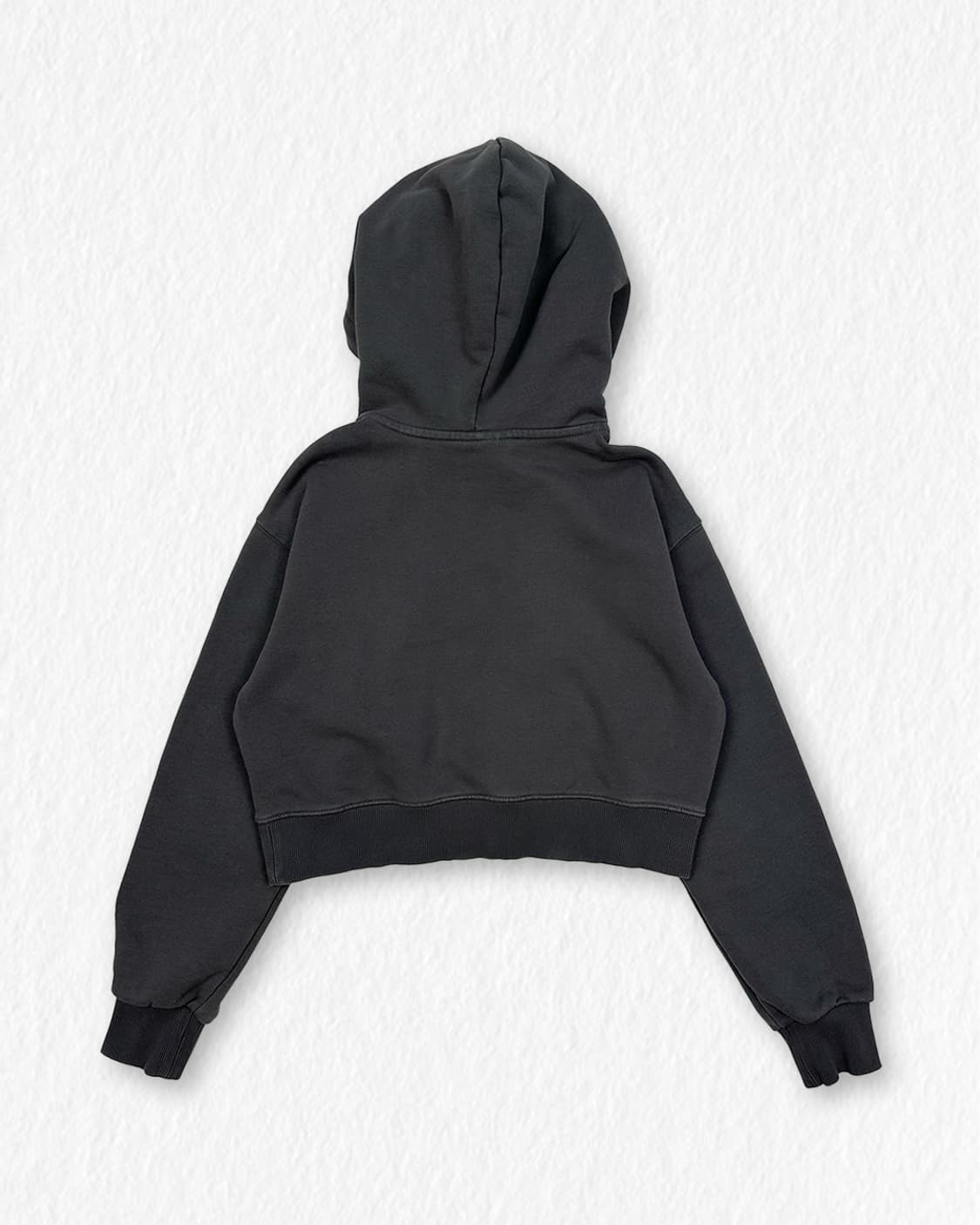 MLB 뉴욕양키스 크롭 후드 차콜 상품이미지2