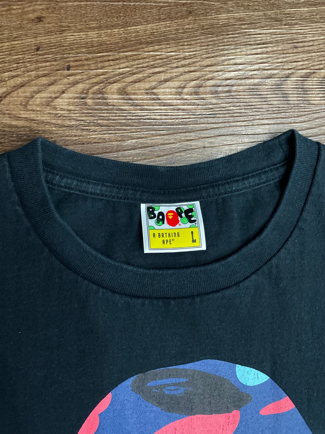 베이프 카모 사루 빅 헤드 반팔 티셔츠 상품이미지5