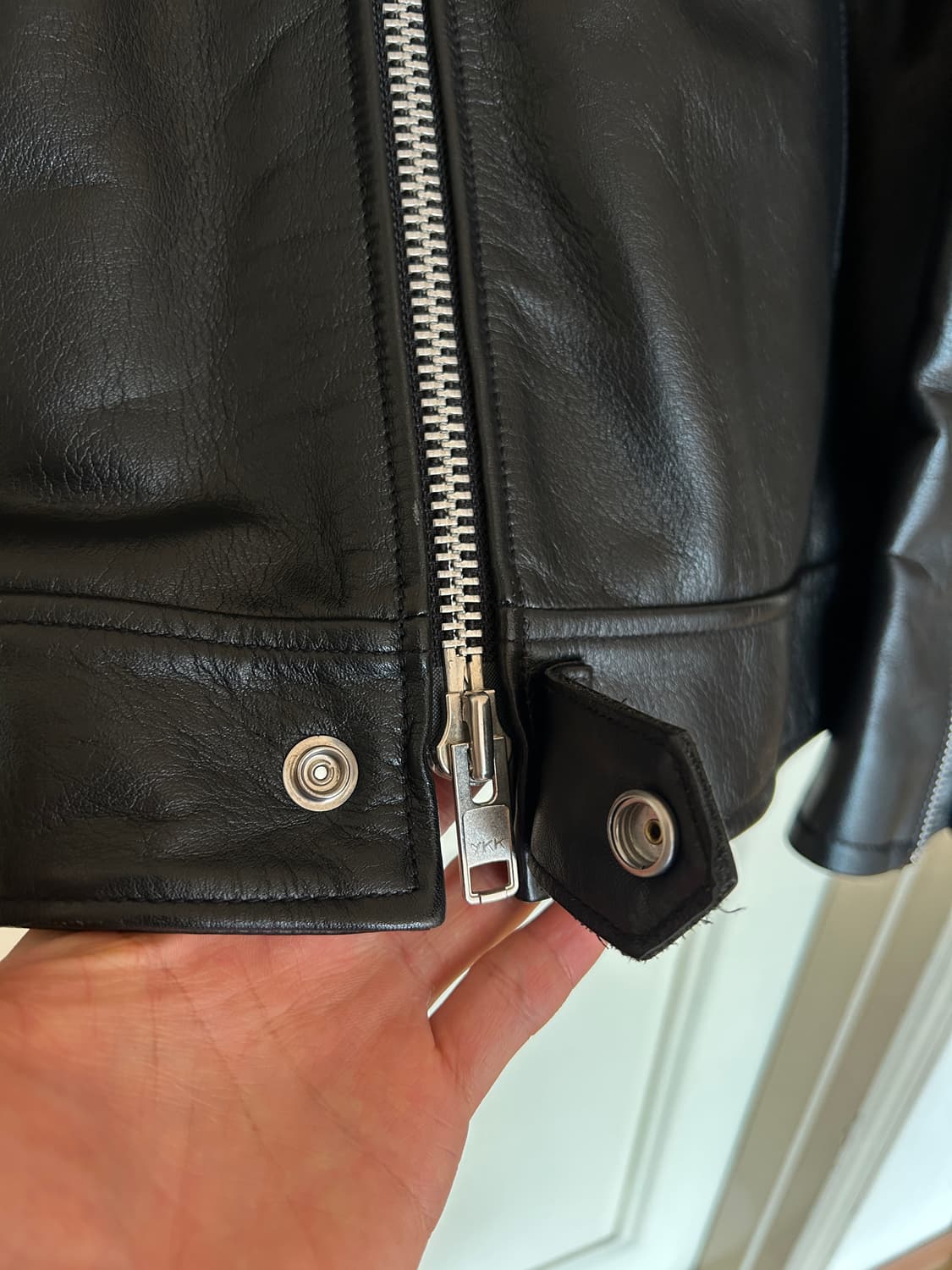 디아프바인 스티어하이드 싱글 라이더자켓 상품이미지3