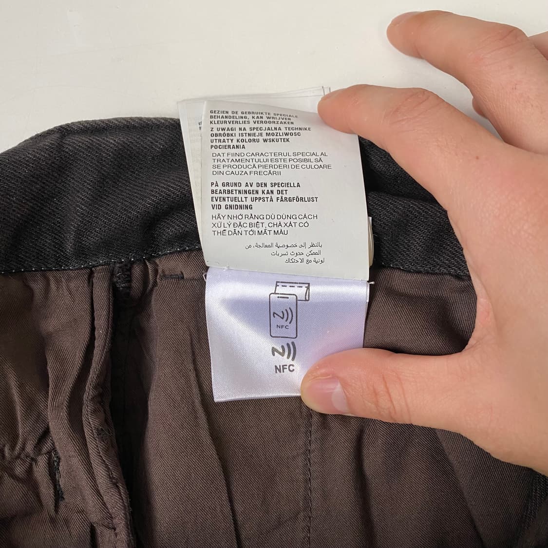 [48S] 프라다 릴랙스 핏 데님 진 브라운 상품이미지8