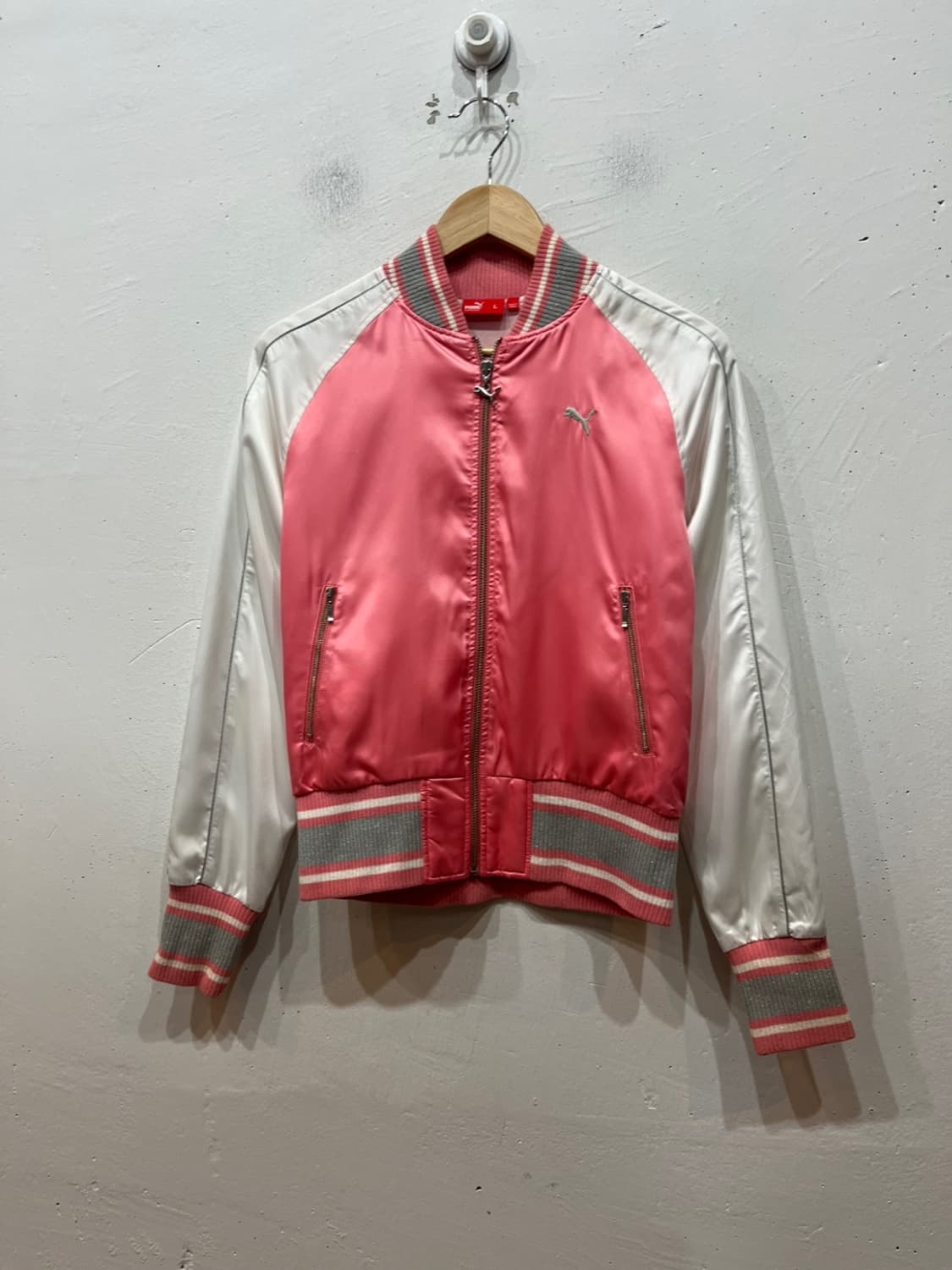 PUMA 퓨마 재팬 새틴 자켓 스타디움 자켓 우먼즈  상품이미지1