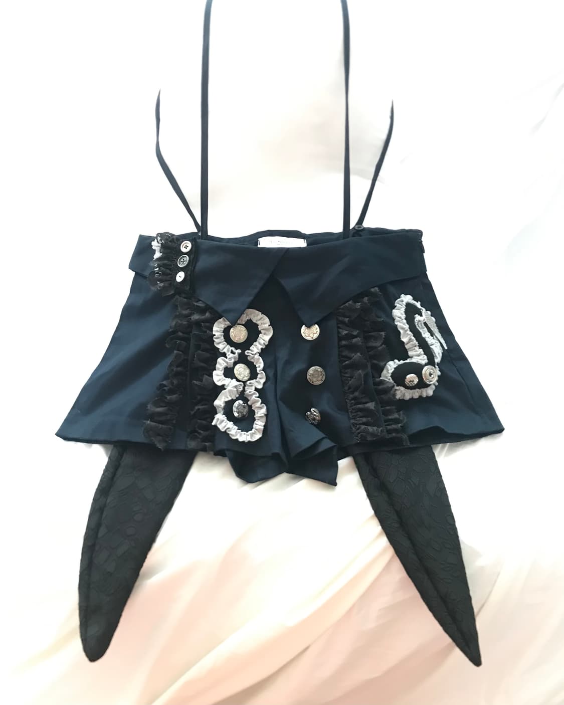 Custom🐾)MUSICNOTE🎶 suspender shorts 상품이미지1