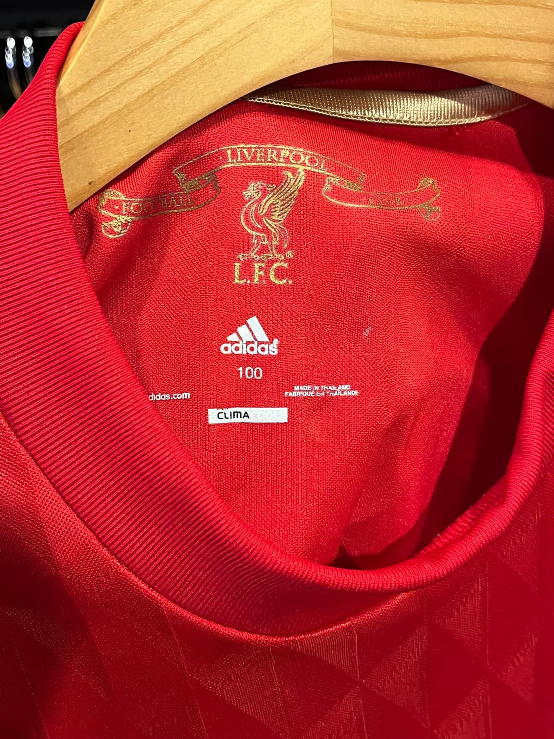 아디다스 리버풀 10-11 홈 제라드 마킹 유니폼 상품이미지9