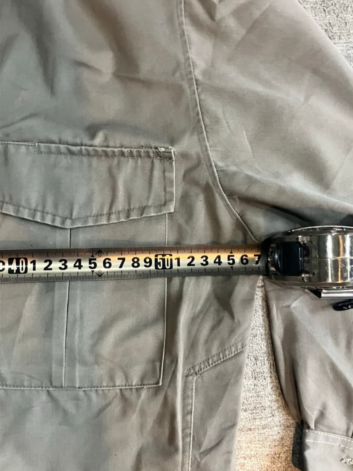 일본빈티지 Ytc 올드스쿨스트릿 투포켓 사파리 워크자켓 상품이미지4