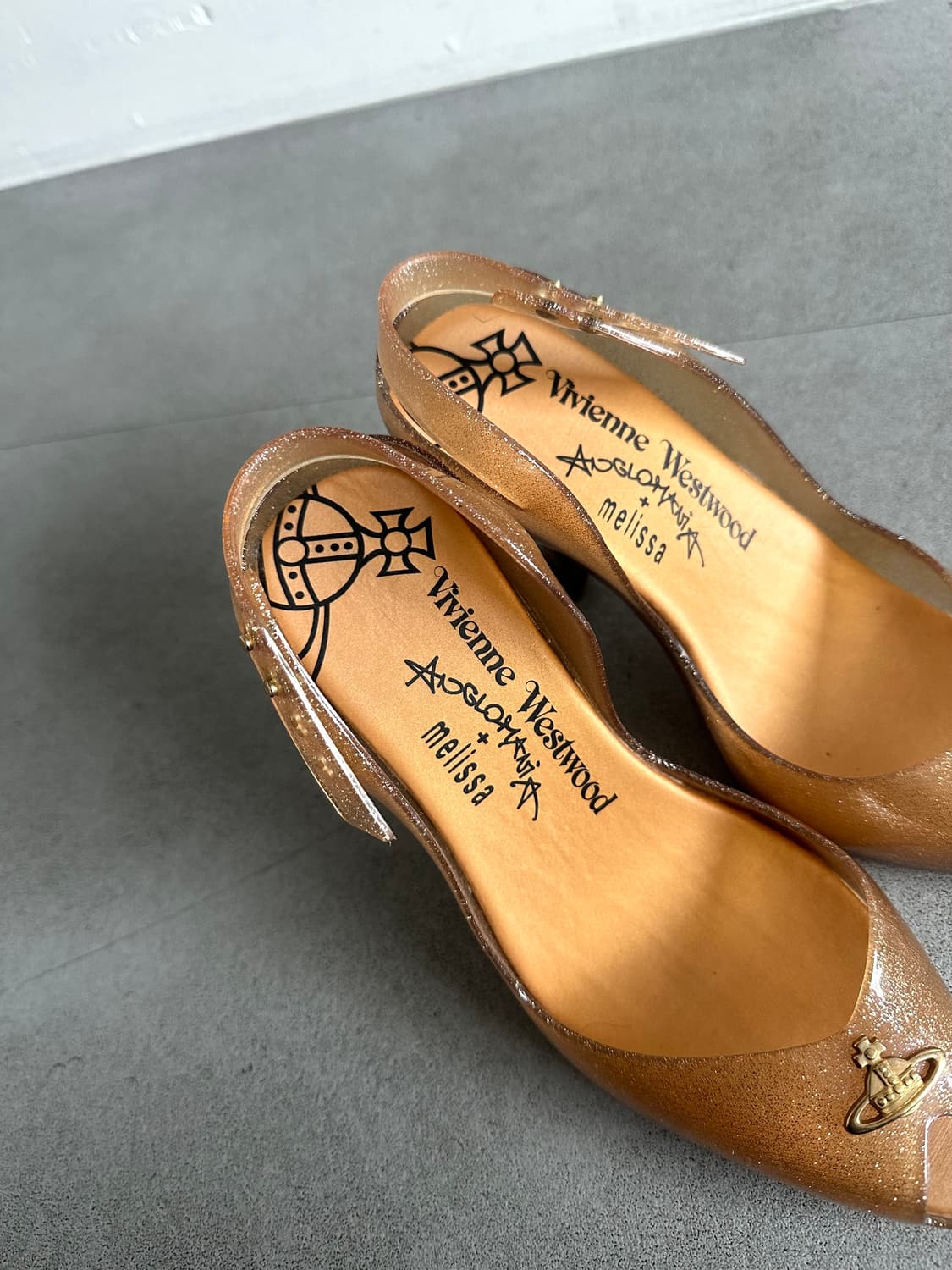 비비안웨스트우드 글리터 젤리 슬링백 힐 상품이미지6