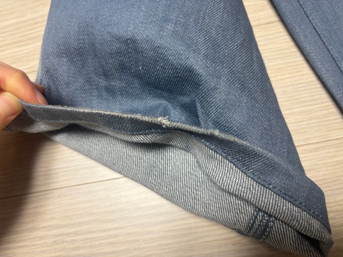 아모멘토 인디고 데님 블루 0size (뉴진스 착용) 상품이미지8