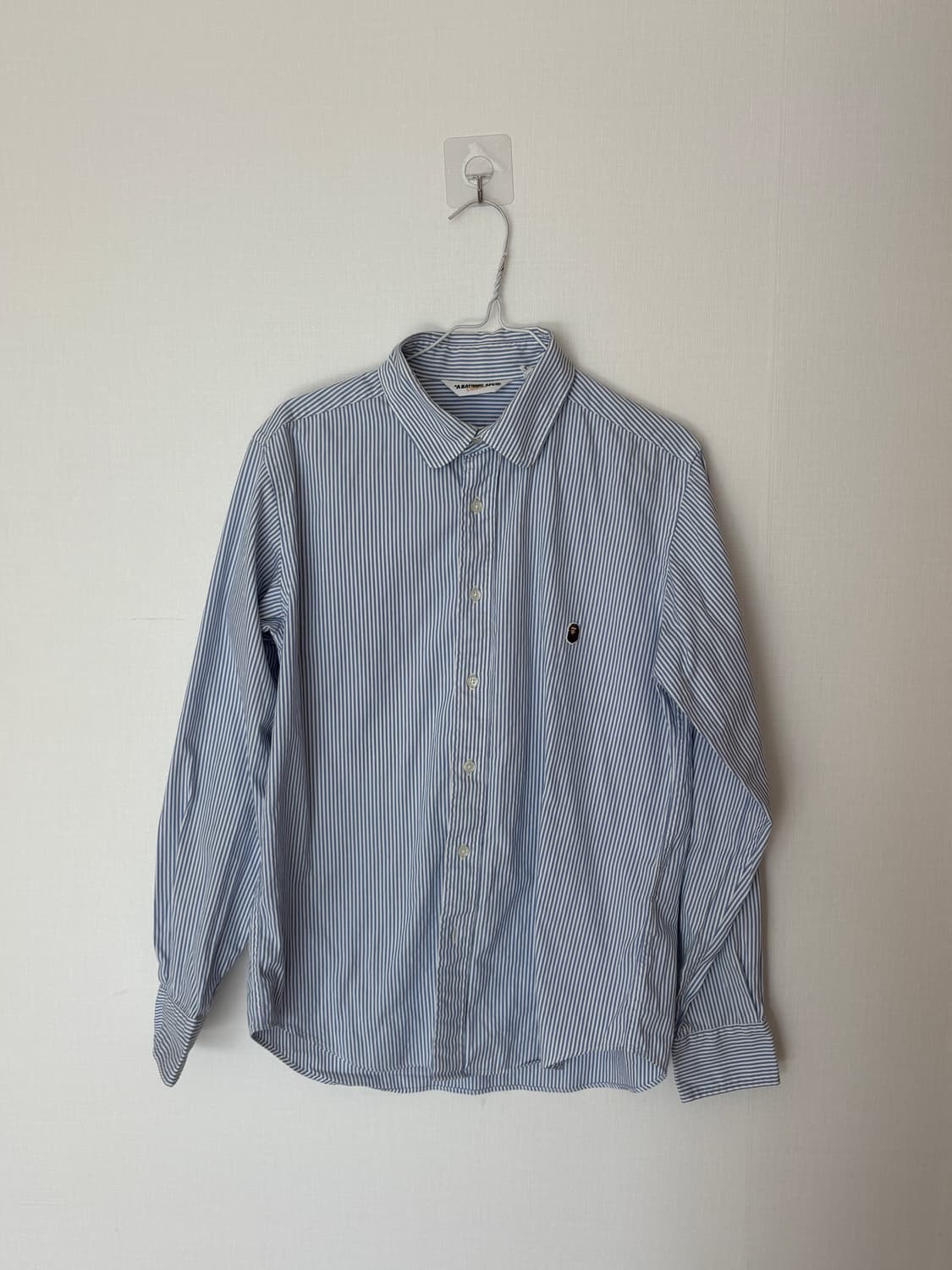 베이프 스트라이프 긴팔 셔츠 (L) 상품이미지2