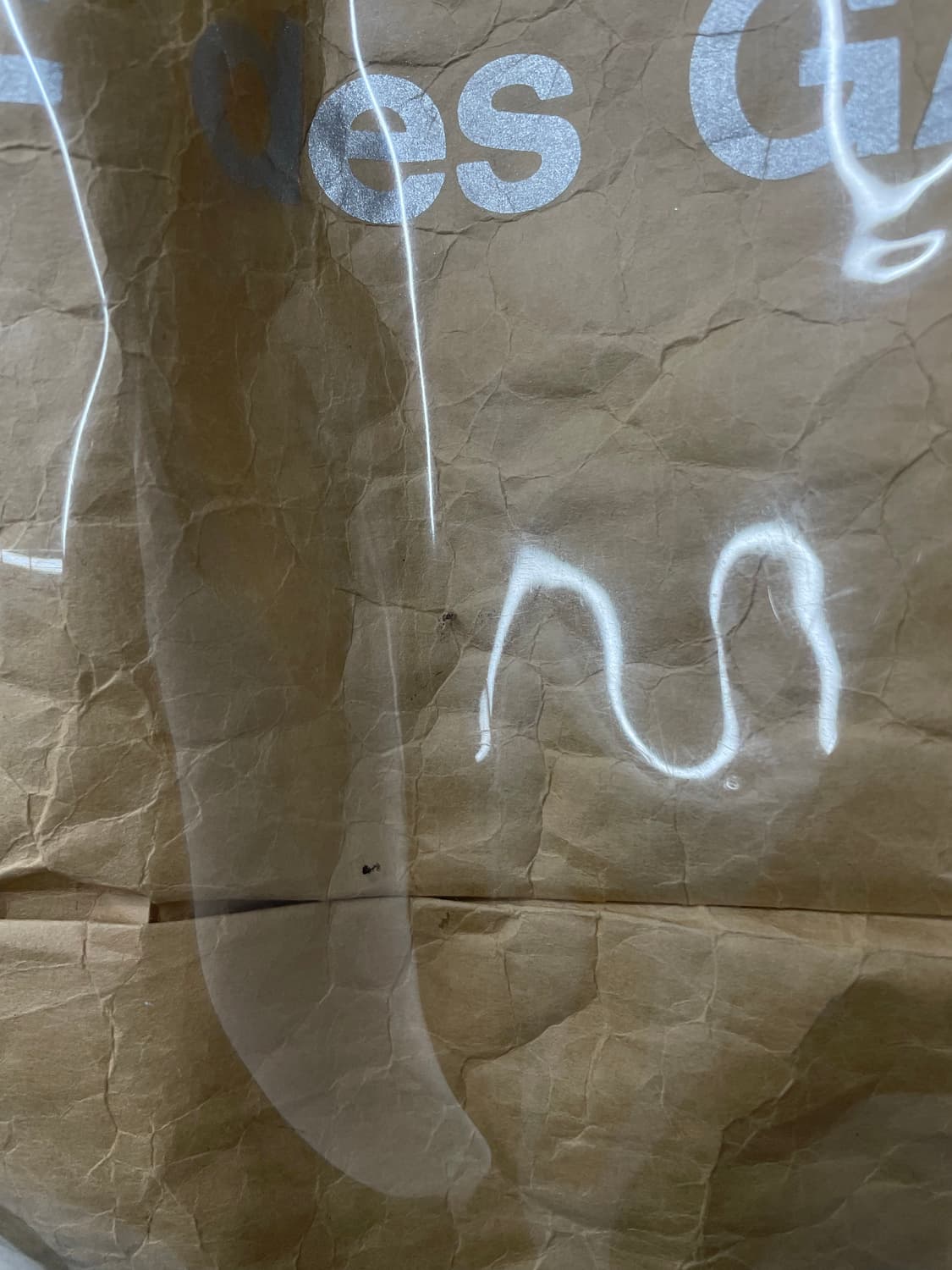 꼼데가르송 PVC 페이퍼 쇼퍼백 H1600 상품이미지5