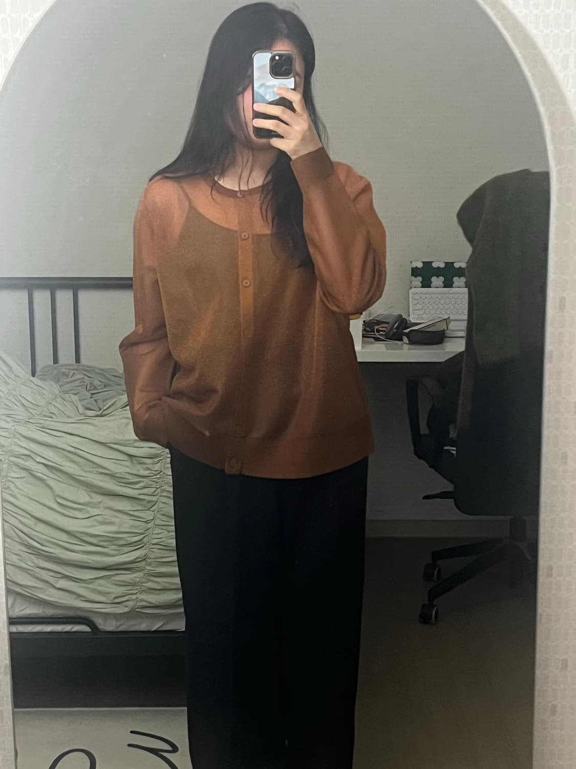 COS 파인 니트 옴브레 가디건 상품이미지1