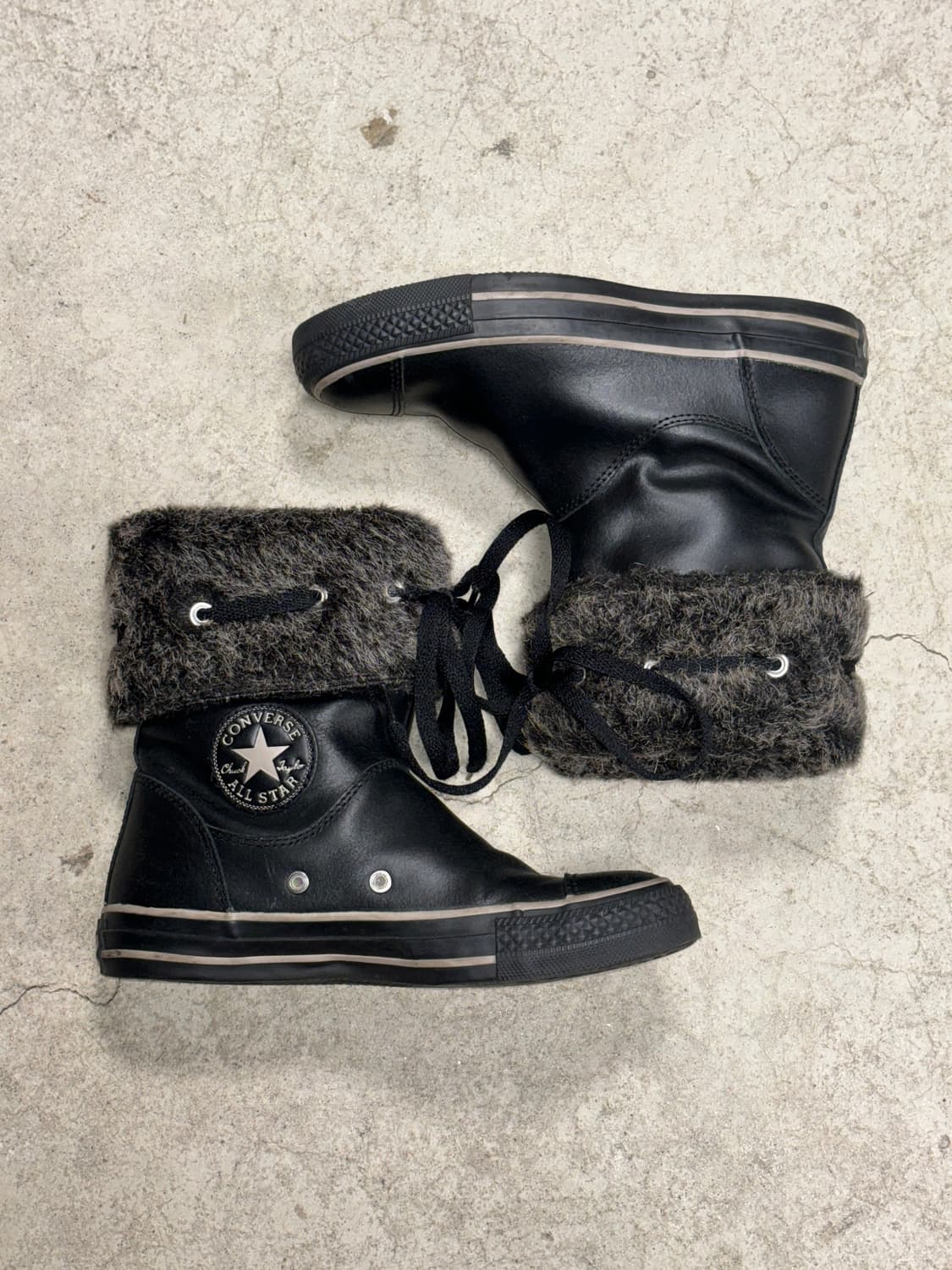 컨버스 레더 퍼 척테일러 하이 상품이미지9