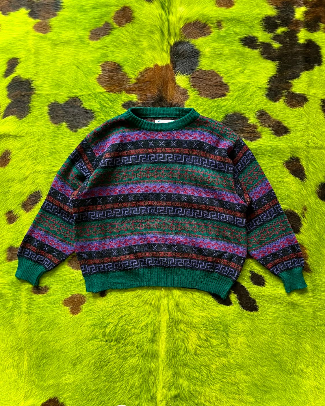 1980-90s TRONCI Italy Old Knit Sweater 상품이미지3
