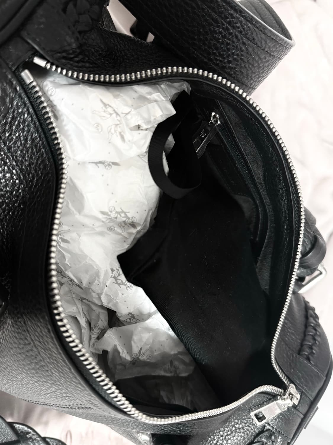 쓰리타임즈 브레이드백 블랙 판매 상품이미지4