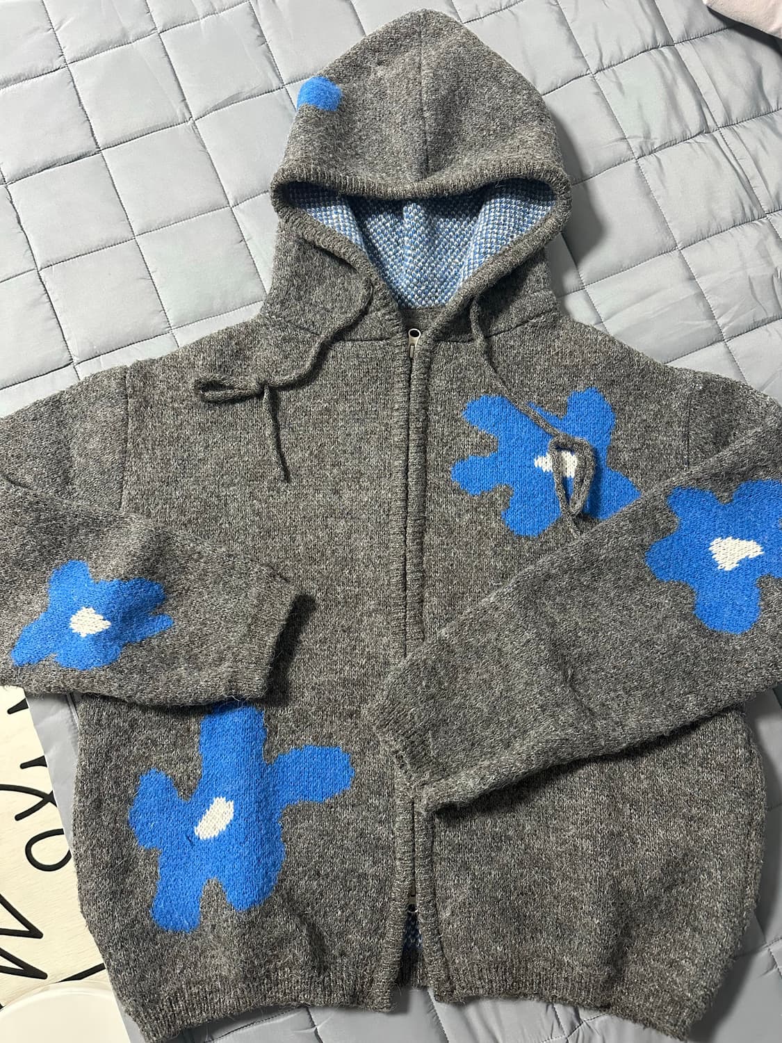 aeae 데이지 니트 후드집업(daisy knit hoodie) 상품이미지2