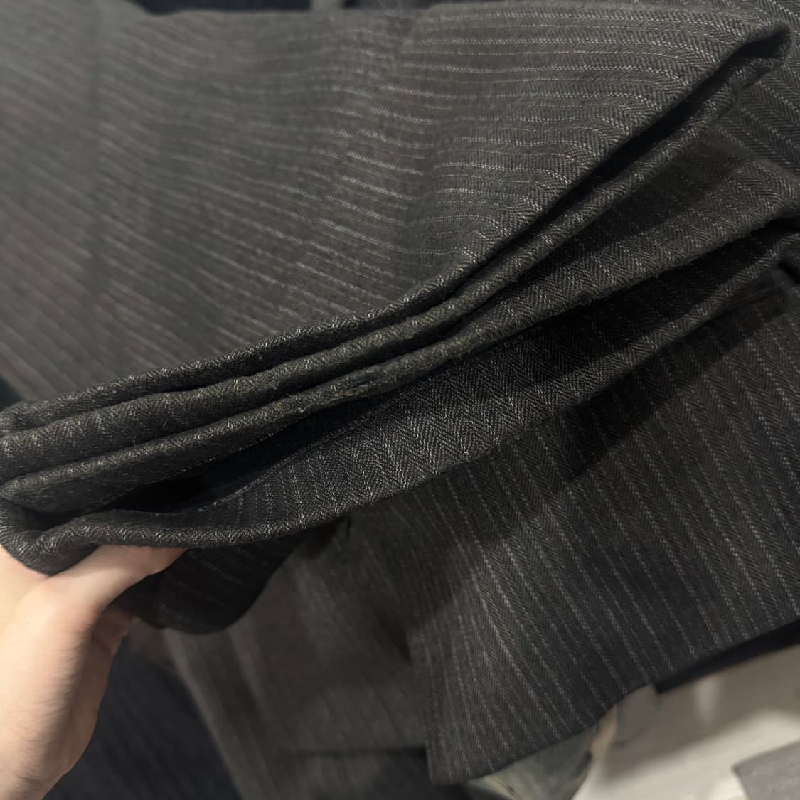 트리밍버드 헤링본 셋업 자켓+바지(M) 상품이미지2