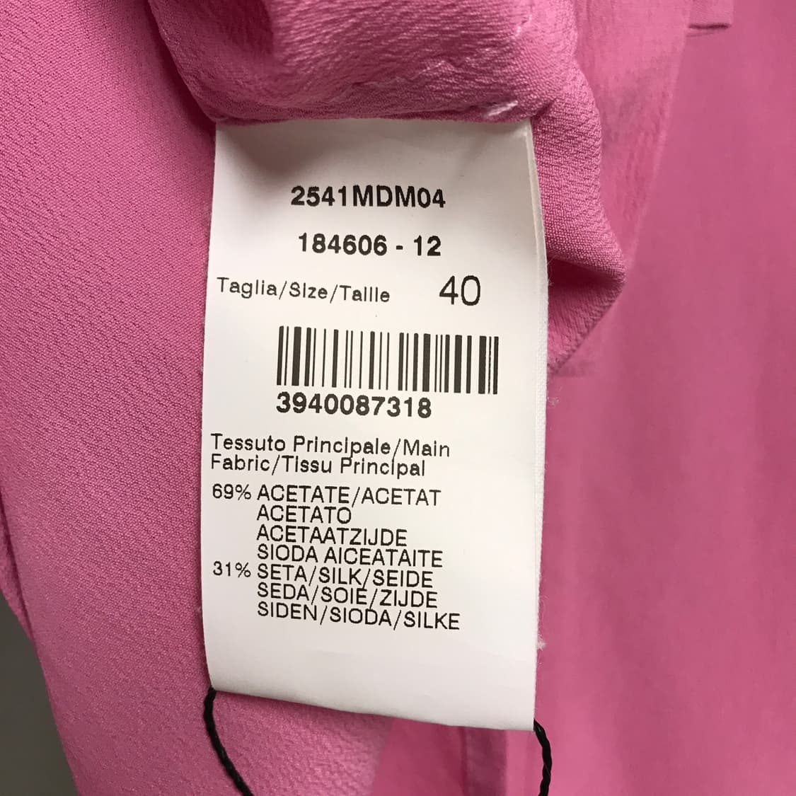 MSGM 핑크 블라우스 40(W) 상품이미지6