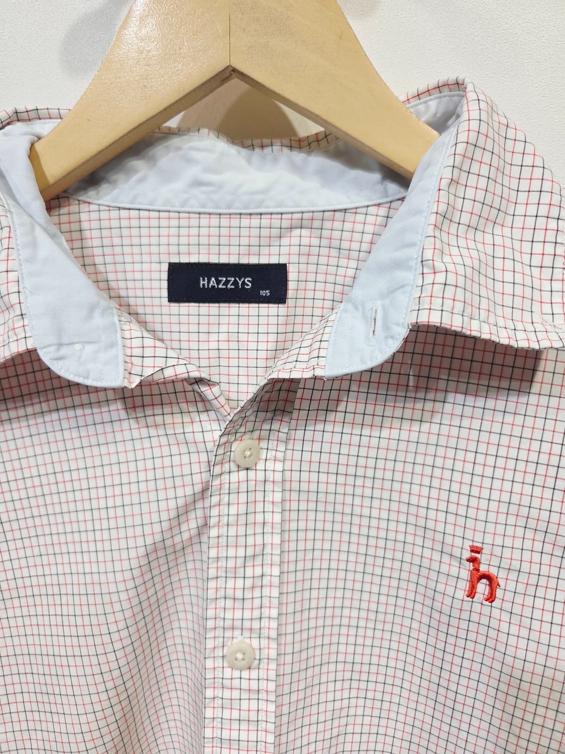 헤지스 . 잔체크 남방 셔츠_105 상품이미지6