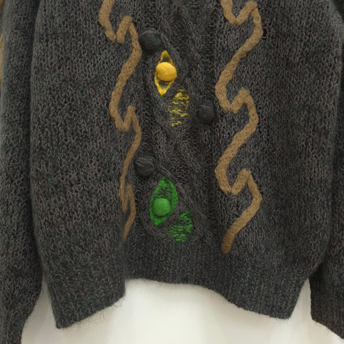 Lui Chantant 빈티지 컬러믹스 울 니트 상품이미지4