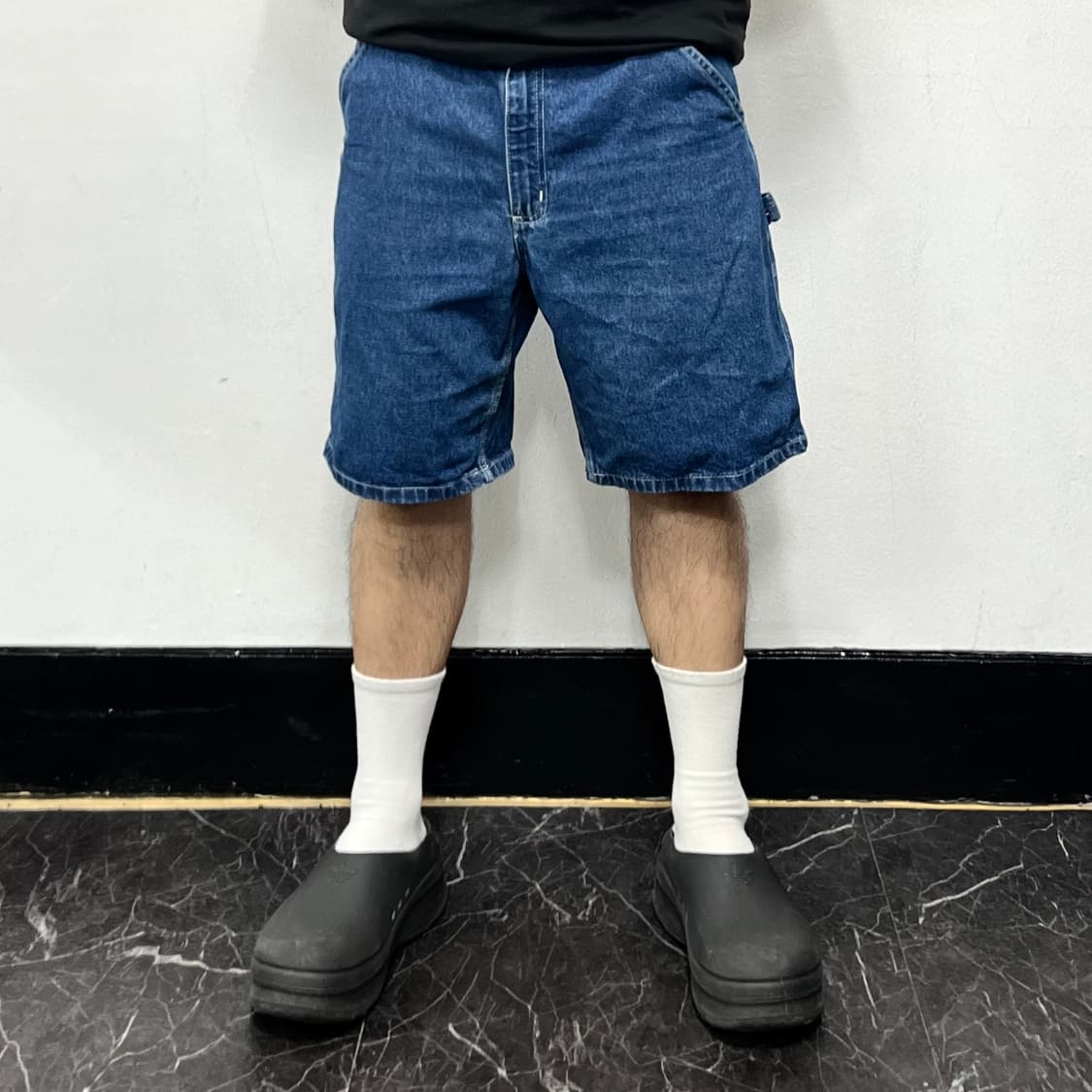 칼하트 카펜터 데님 워크 하프팬츠 상품이미지2