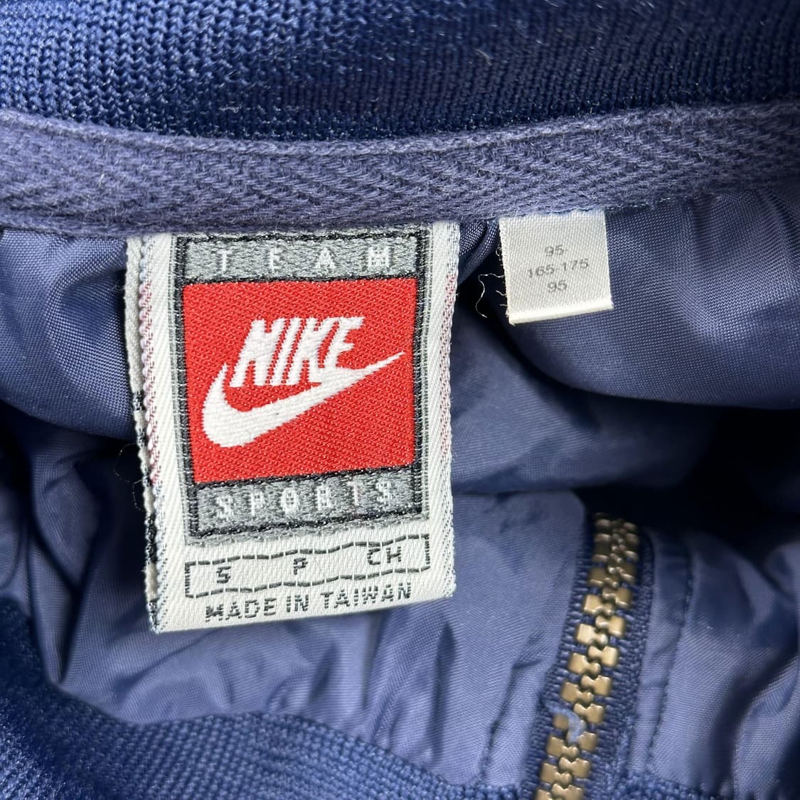 나이키 미시건 레트로 하프 네이비 반집업 후리스 (실측 L) 상품이미지7