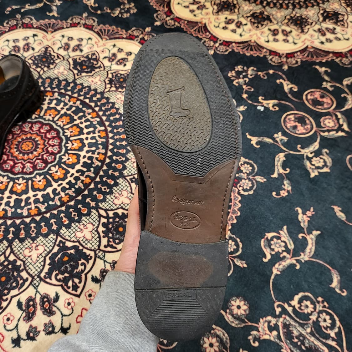 리갈 윙팁 구두 260m 상품이미지10