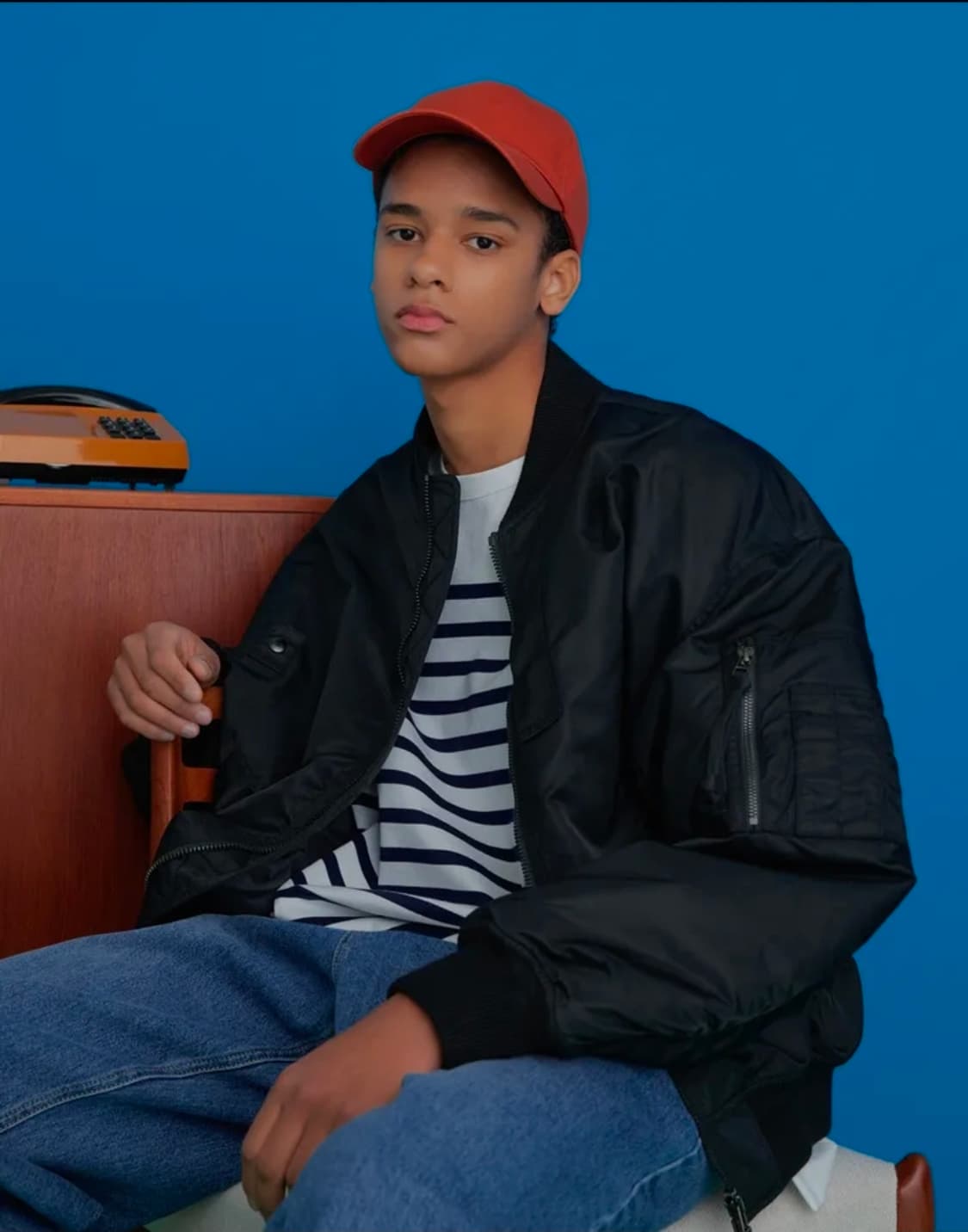 his 헤지스 ma-1 ma1 검정 마원 항공점퍼 상품이미지3