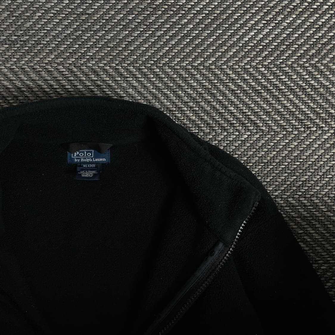 폴로 랄프로렌 포니 블랙 미니멀 후리스 자켓y 3427 상품이미지6