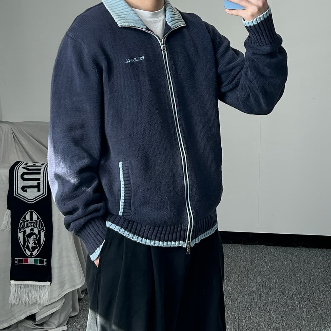 폴로 진스 투웨이 니트집업 상품이미지2