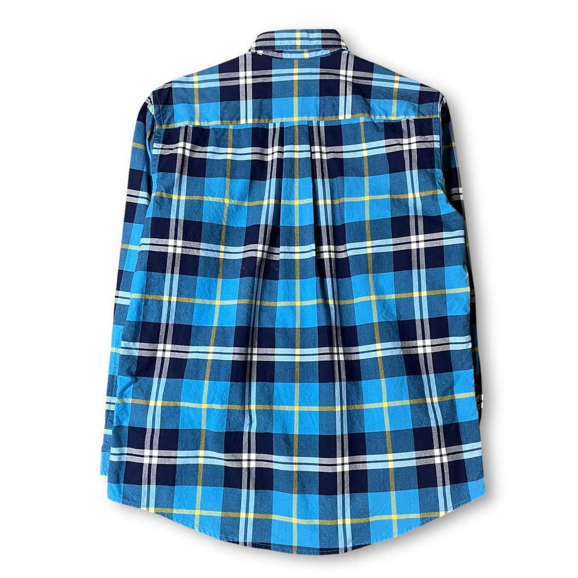 티니위니 베어로고 블루 네이비 체크 긴팔 셔츠 S 상품이미지2